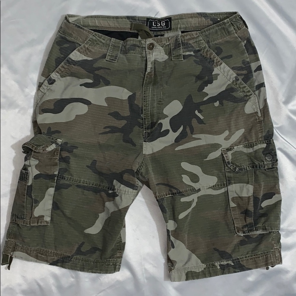 Mens camo shorts